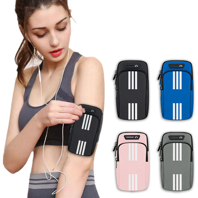 Brazalete Deportivo para Teléfono - Bolsa Transpirable para Brazo o Muñeca, Ideal para Running, Ciclismo y Fitness